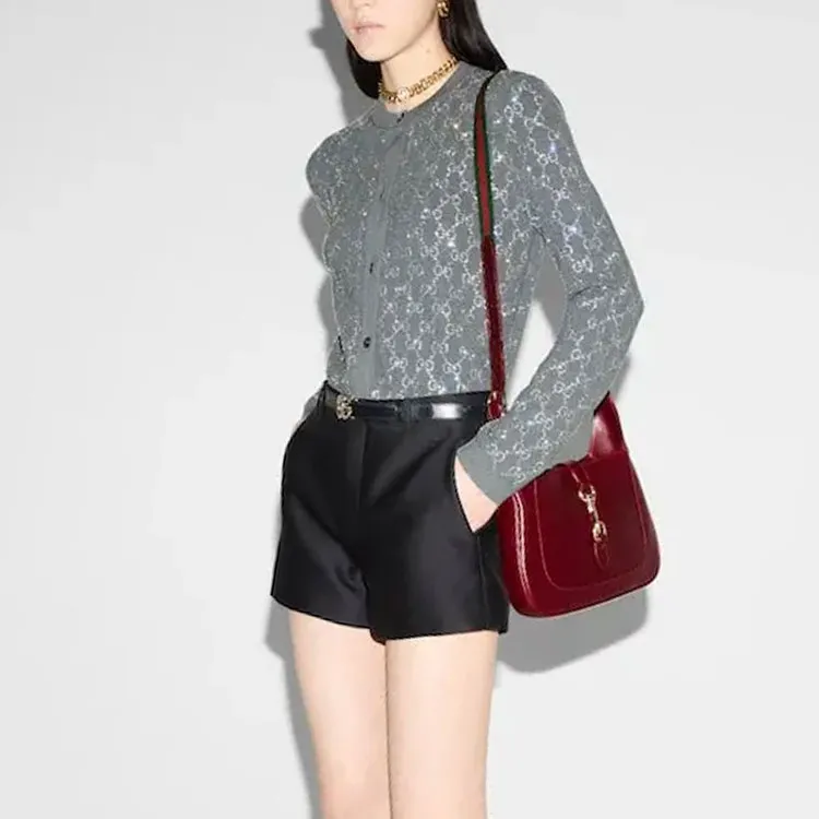GUCCI Gg Embellished Cardigan-4