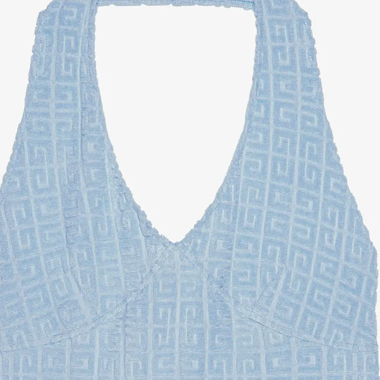 GIVENCHY SS24 Sleeveless Dress Women's Sky Blue-4