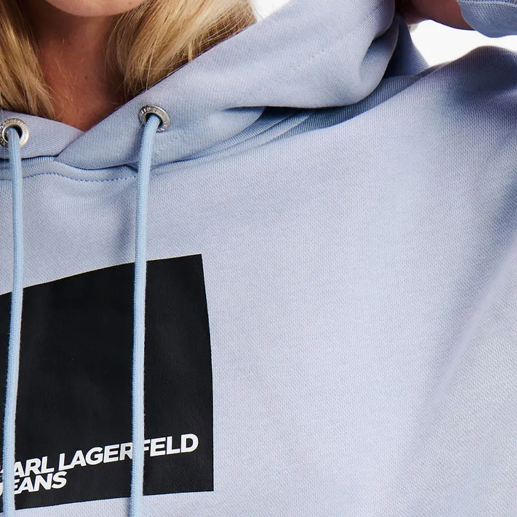 KARL LAGERFELD / Karl Lagerfeld Jeans Box logo Patch Hoodie-4