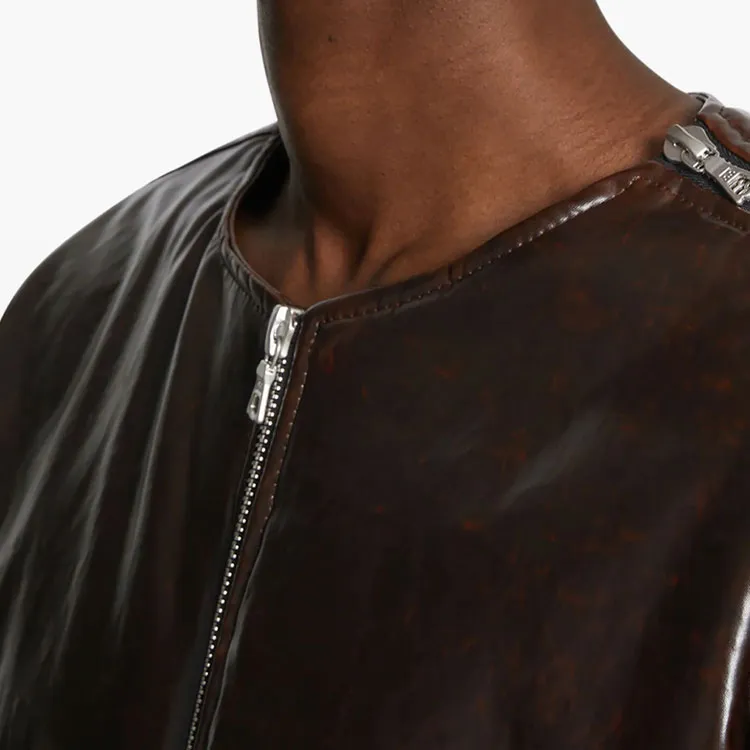 DRIES VAN NOTEN Zipped Bomber Jacket-4