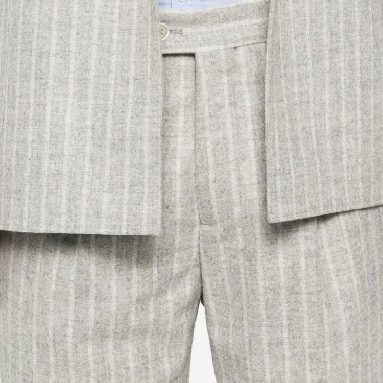 Brunello Cucinelli Striped Two Piece Tailored Suit-4