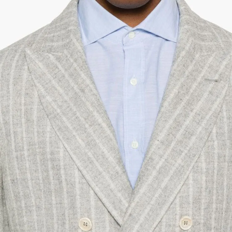 Brunello Cucinelli Striped Two Piece Tailored Suit-3