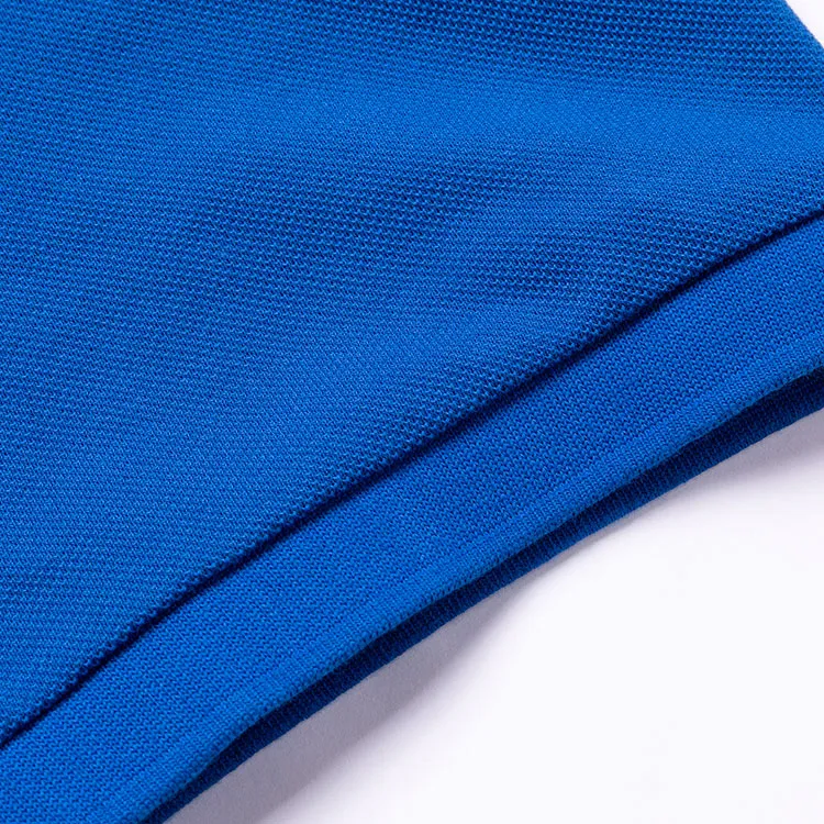 Burberry Men's Casual Sport Short Sleeve Polo Shirt Blue-5