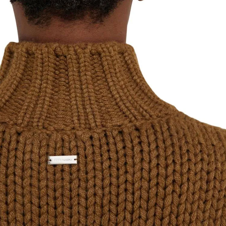 Ferragamo High-neck Cardigan-5
