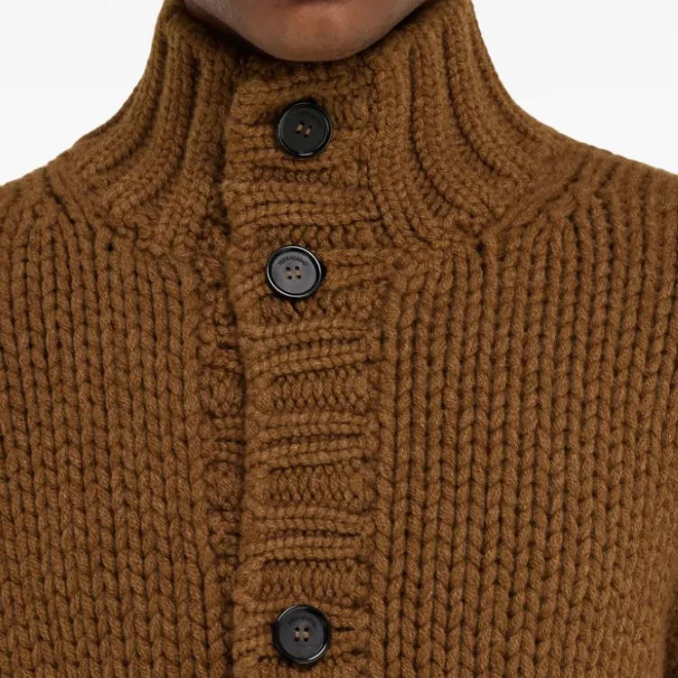 Ferragamo High-neck Cardigan-4
