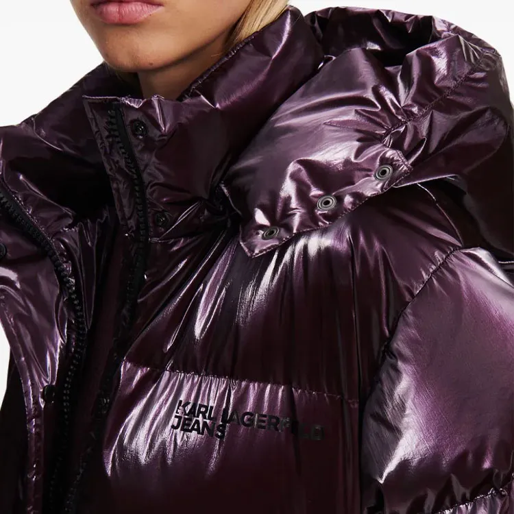 KARL LAGERFELD / Karl Lagerfeld Jeans Pearlized Puffer Jacket-5