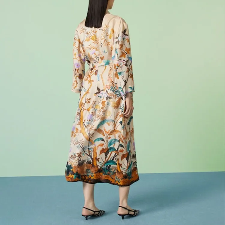 GUCCI FW23 Pajama Robe Women's Ivory-2