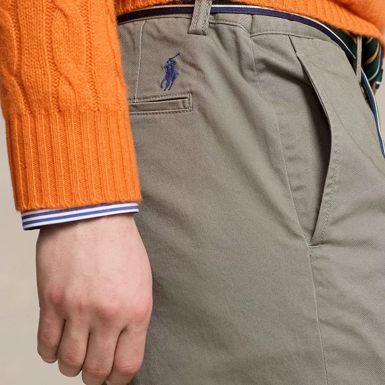 Polo Ralph Lauren FW24 Casual Pants Men's Preppy Gray-4