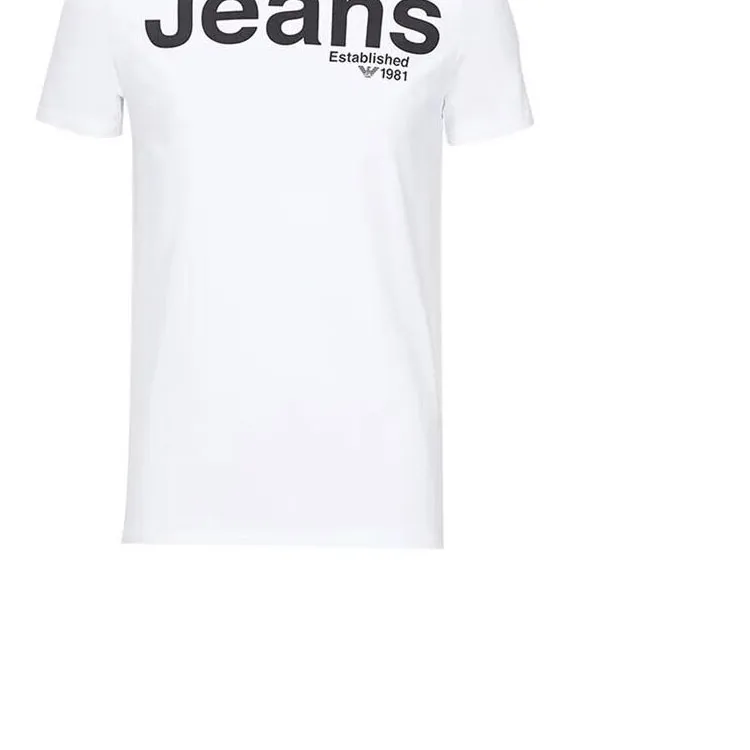 ARMANI JEANS T Shirts Men White-2
