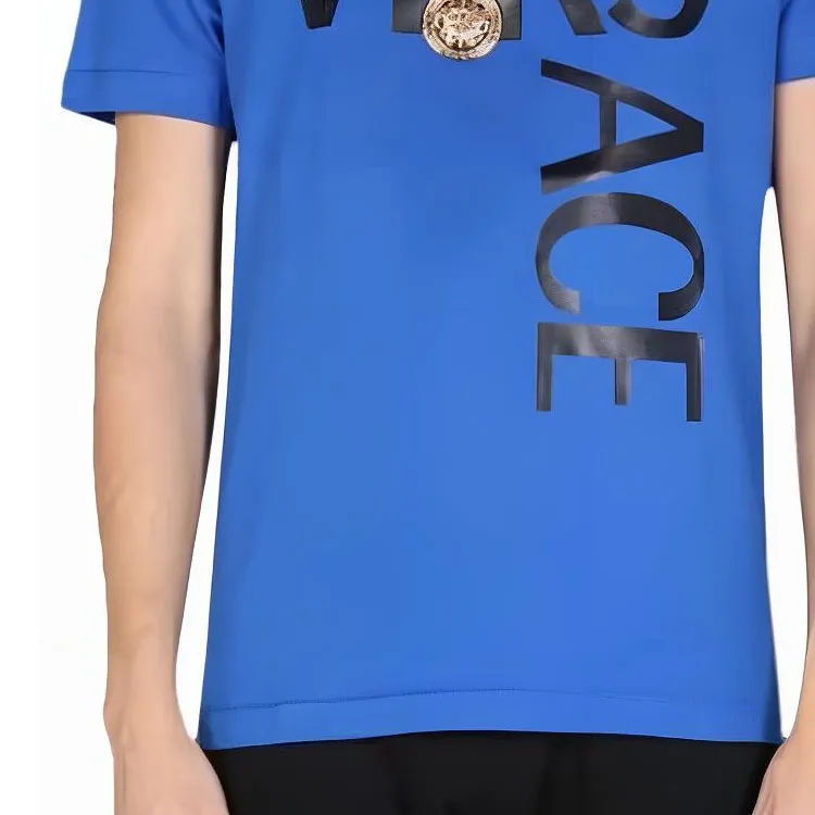 VERSACE T Shirts Men Blue-4