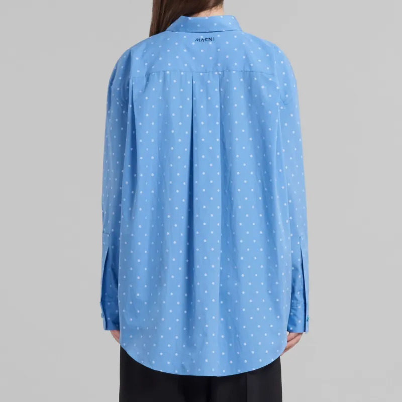 MARNI Polka Dot Printed Poplin Shirt-2
