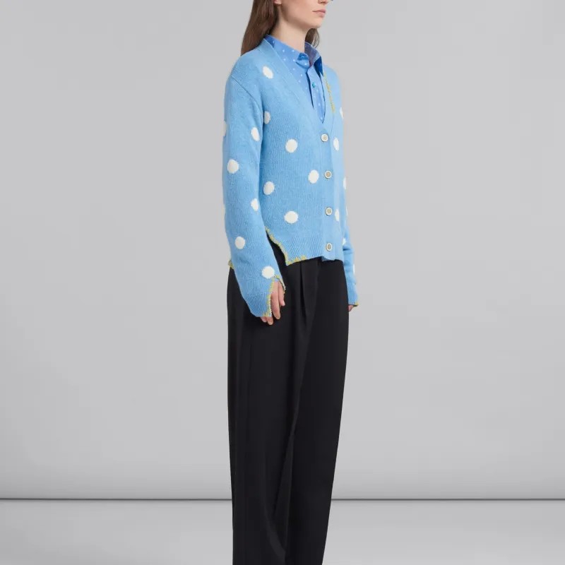 MARNI Polka Dot Printed Poplin Shirt-3