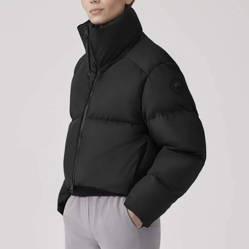 Canada Goose Garnet Zip-Up Cropped Puffer Jacket-2