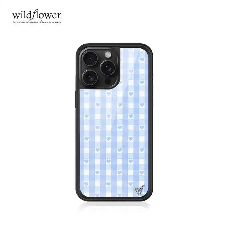 WILDFLOWER Rubber Material Cute Phone Cases Compatible With IPhone 16 Pro Max Refreshing-1