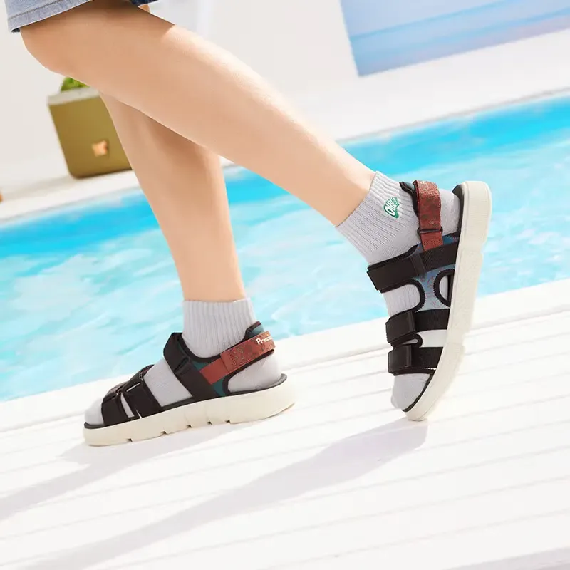 361° Beach Sandals Men's Black Red-3