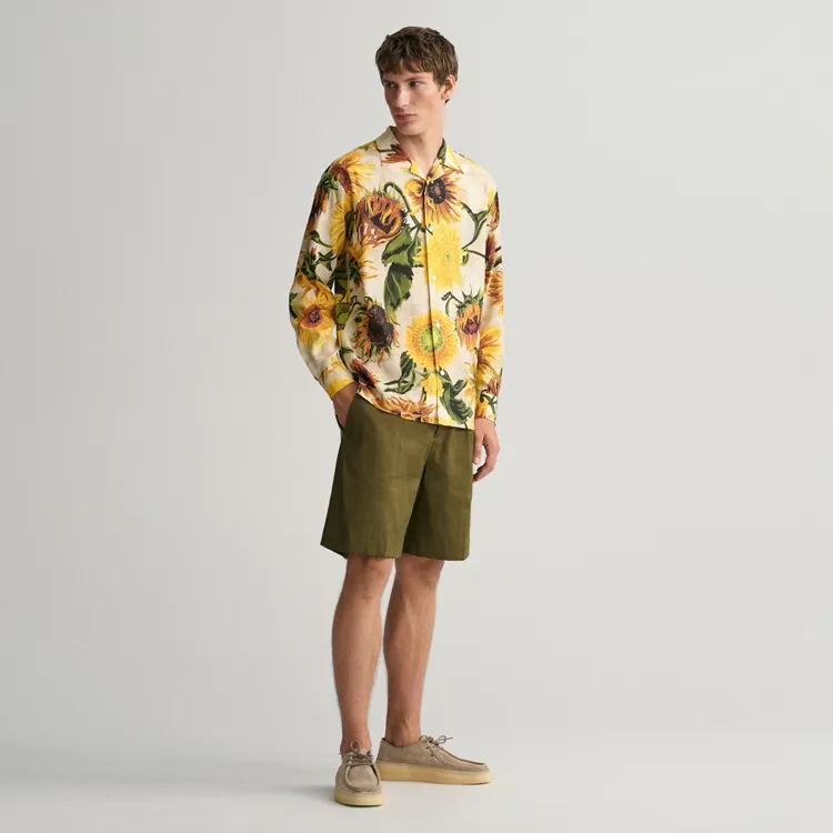 GANT Shirts Men Beige Yellow-0
