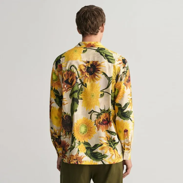 GANT Shirts Men Beige Yellow-1