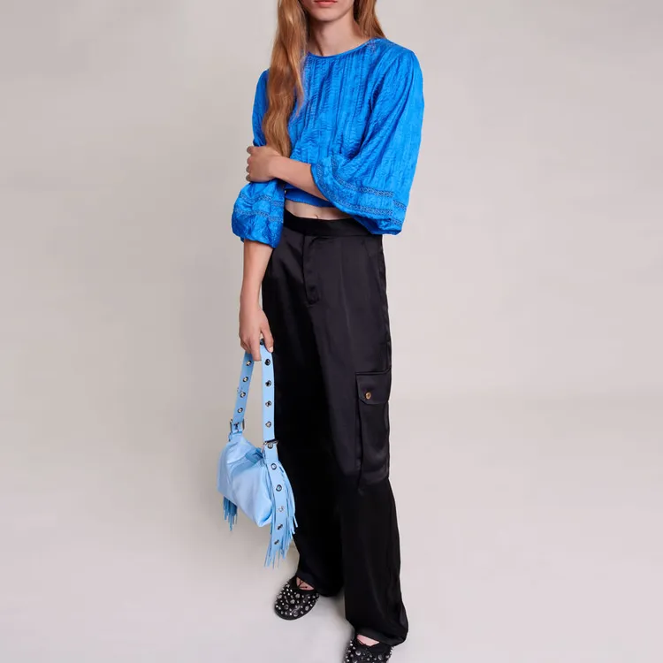 Maje Casual Pants Women's Black-1