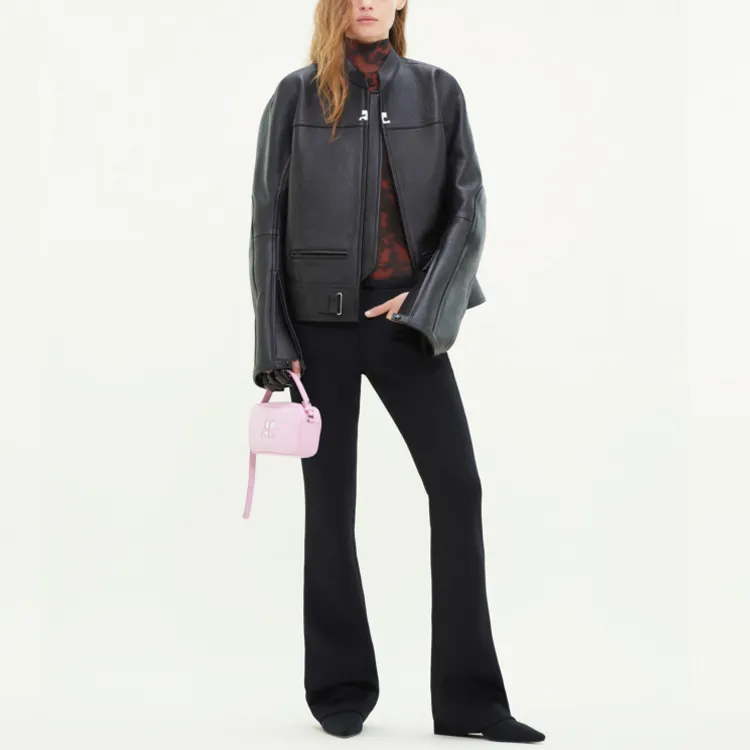 Courrèges Scuba Leather Bomber Jacket-5