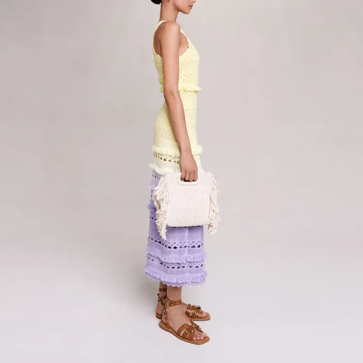 Maje Sleeveless Dresses Women's Yellow-3