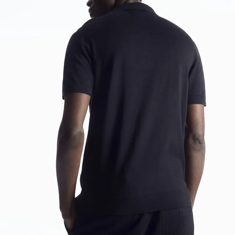 COS Polo Shirts Men Navy Blue-2