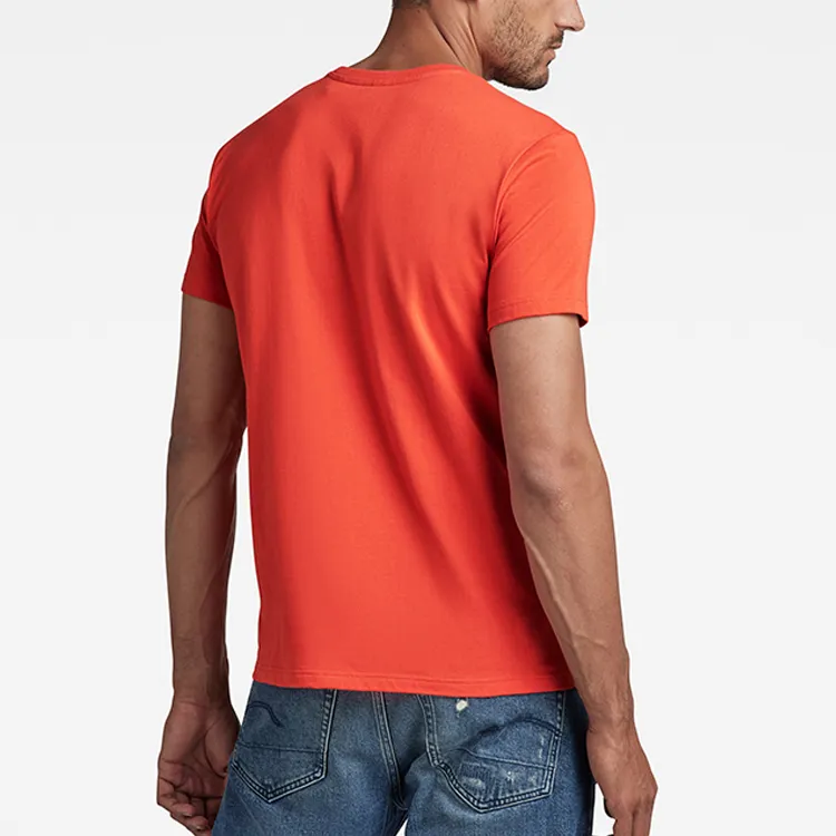 G STAR RAW T Shirts Men Cinnabar Red-2