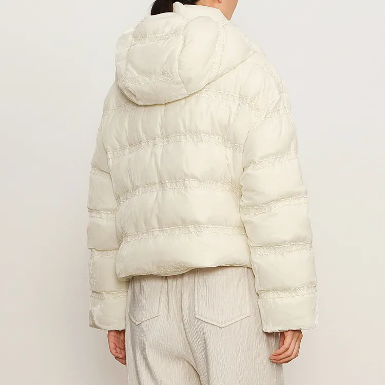 JZ Juzui FW23 Down Jacket Women's Ecru-2