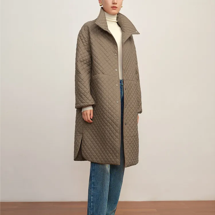 JZ. ANNAKRO Puffer Jackets Women's Brown-1