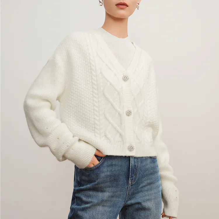 JZ. ANNAKRO Knitwear Women's White-1