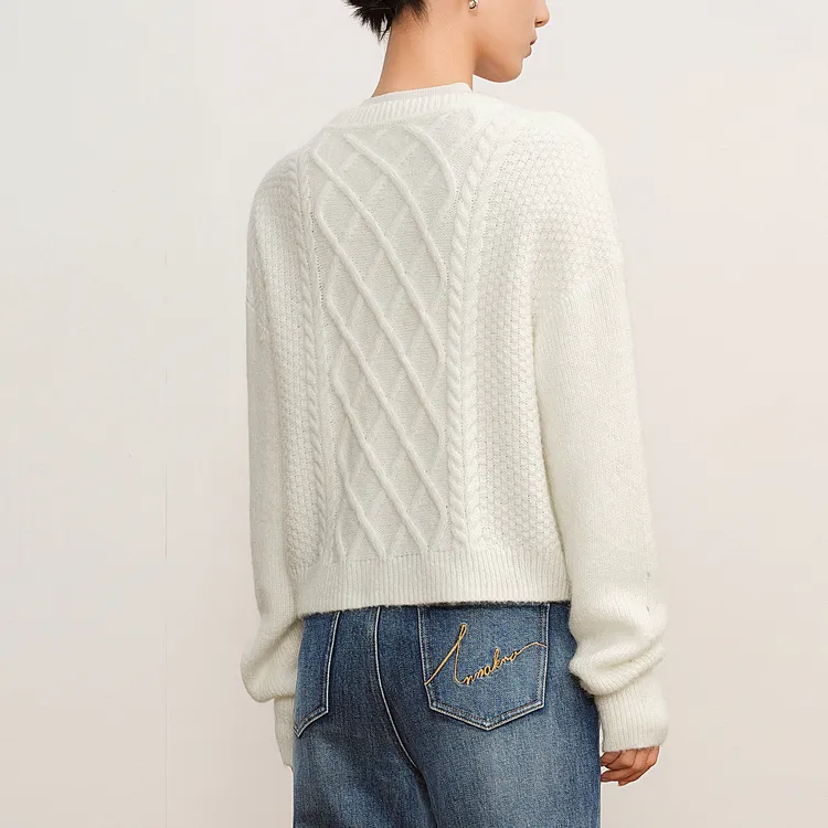 JZ. ANNAKRO Knitwear Women's White-2