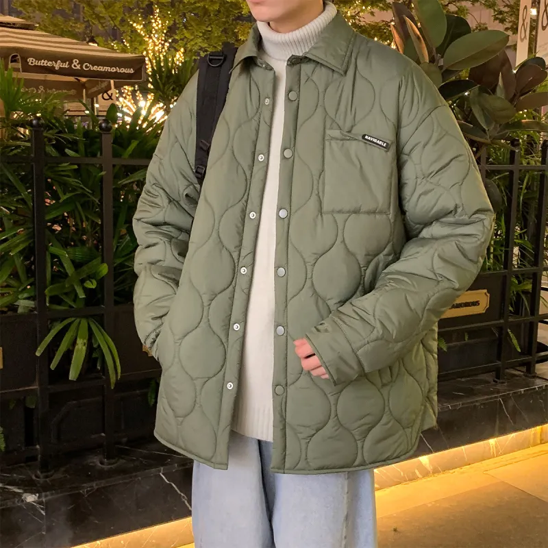 Tonlion FW23 Puffer Jacket Men's Army Green-1