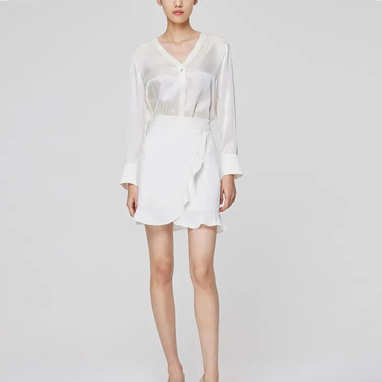 CLUB MONACO Casual Short Skirts Women's White-2