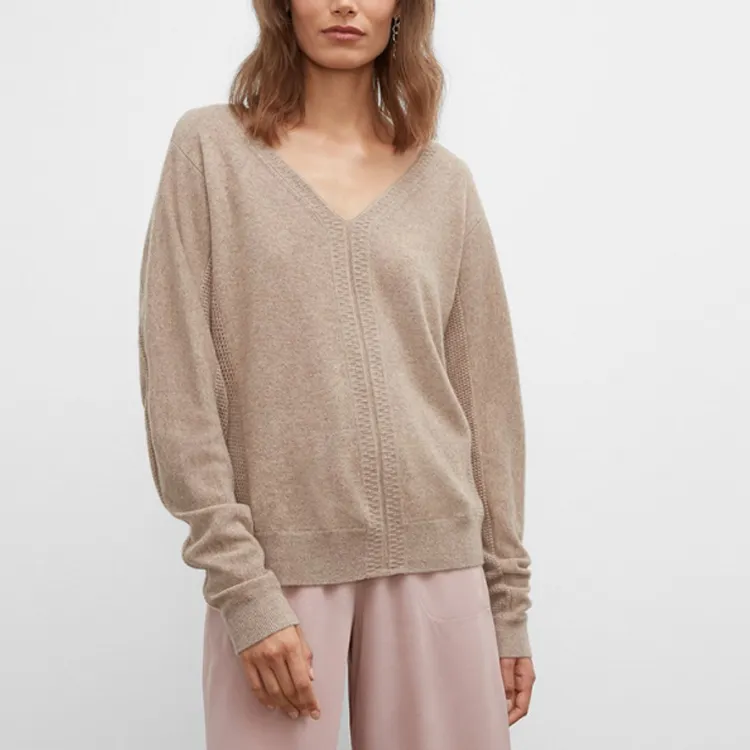 CLUB MONACO Cashmere Sweater Women's Taupe-2