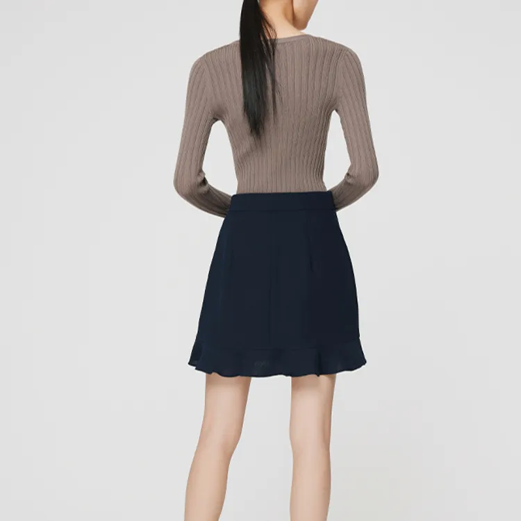 CLUB MONACO Casual Short Skirts Women's Marine Blue-3