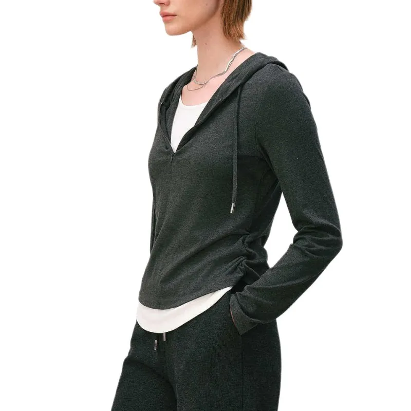 DKNY Sweatshirt Women's Dark Gray-2