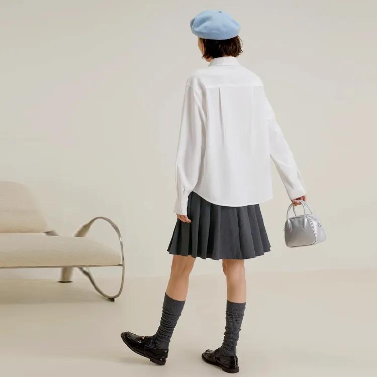 Migu Shirts Women's White-2