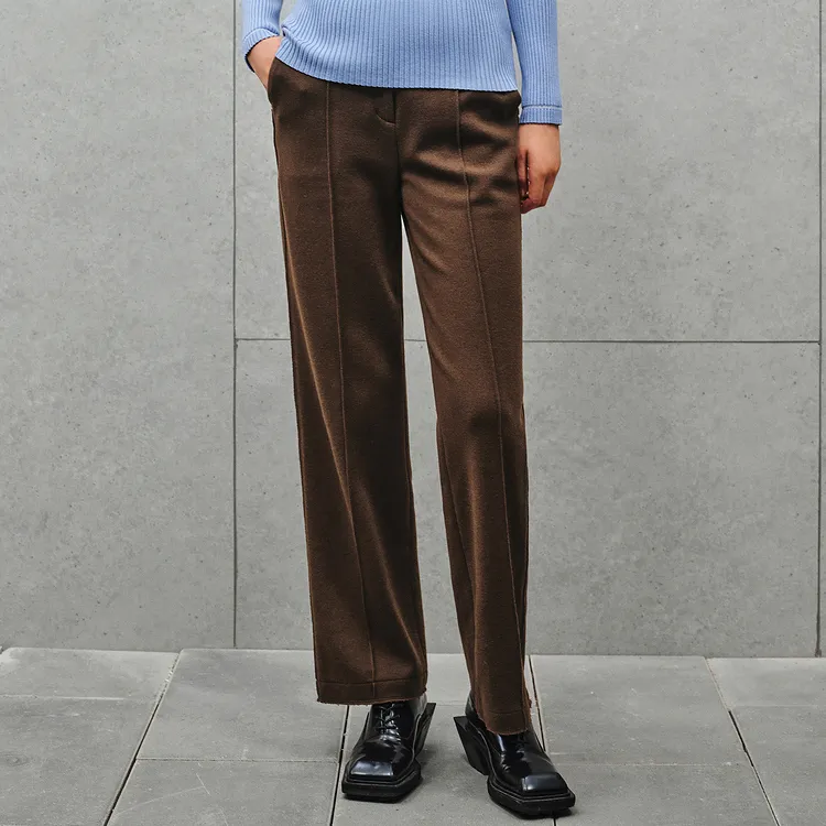 INSUN Casual Pants Women's Coffee-2