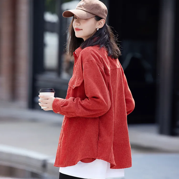 Demana Shirt Women's Tomato Red-1