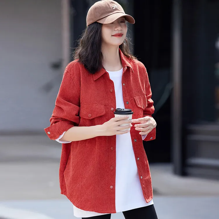 Demana Shirt Women's Tomato Red-2
