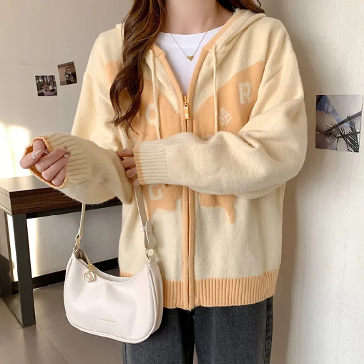 Tonlion Knitwear Women's Cream Yellow-1