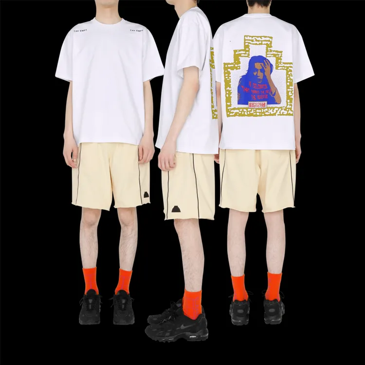Cav Empt Casual Shorts Men Yellow-2