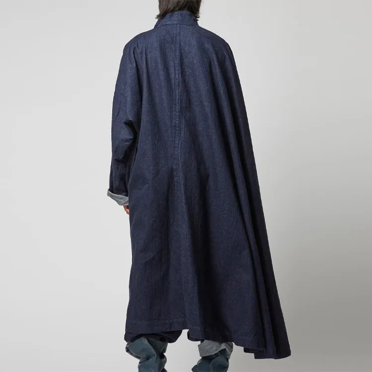 Yohji Yamamoto Coats Men Blue-3
