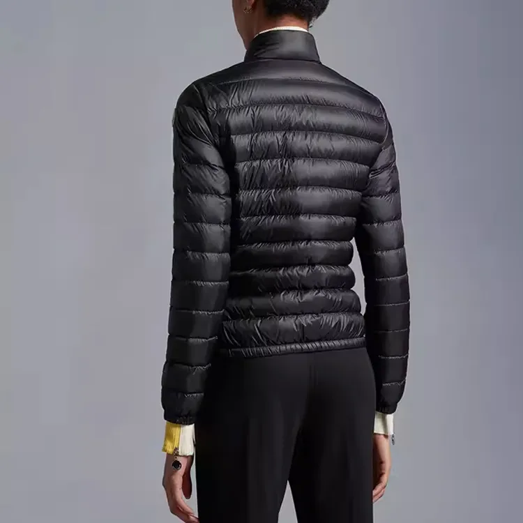 Moncler Women's Lans Short Down Jacket Black-2