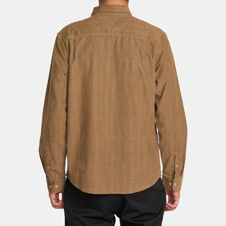 RVCA Shirts Unisex Khaki-1