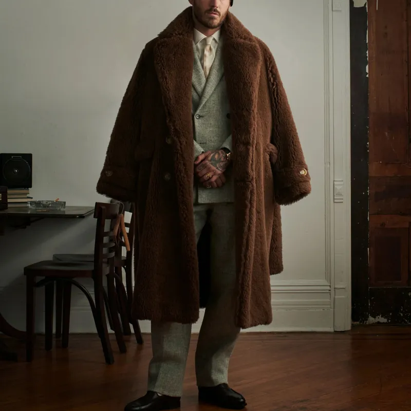 AIME LEON DORE Coats Unisex Brown-1
