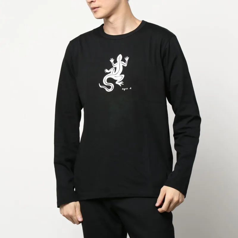 Agnes B. Coulos Lizard print T shirt-1