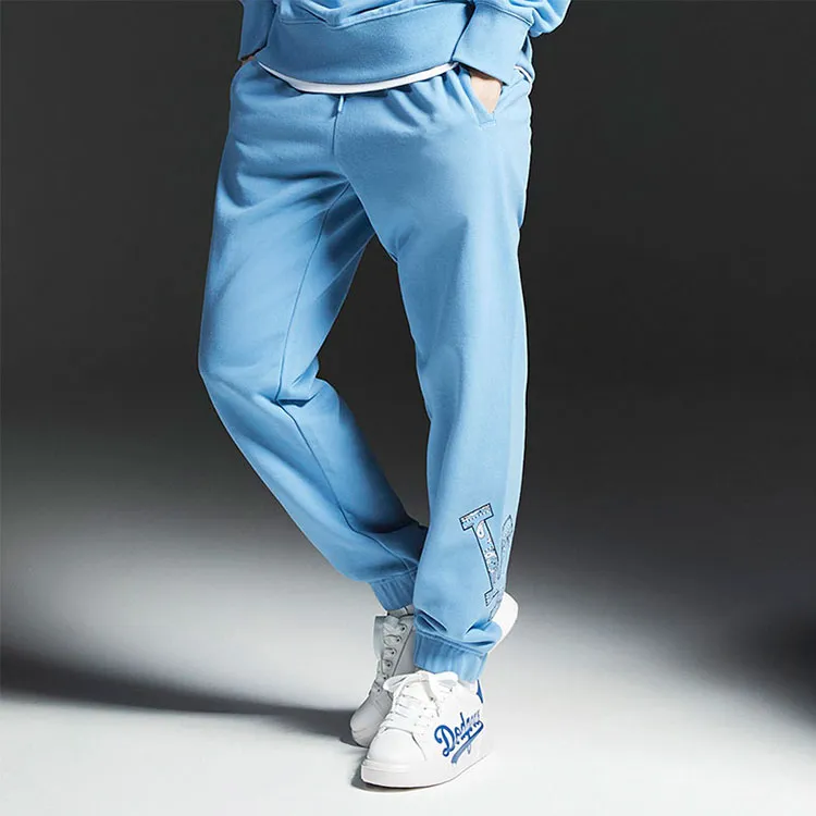 MLB Paisley Knitted Sweatpants Unisex Blue-3