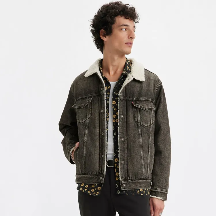 Levi's Denim Jackets Men's Gray-2