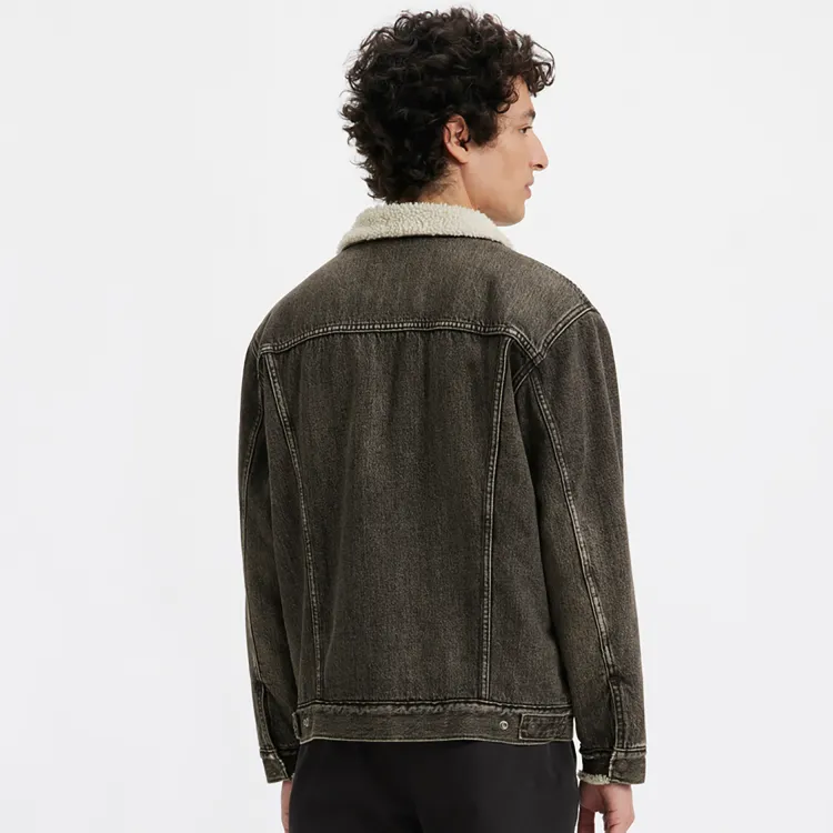 Levi's Denim Jackets Men's Gray-3