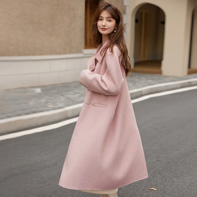 Itisf4 Coats Women's Light Pink-3